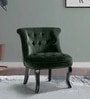 Grenier Fabric Lounge Chair in Bottle Green Colour